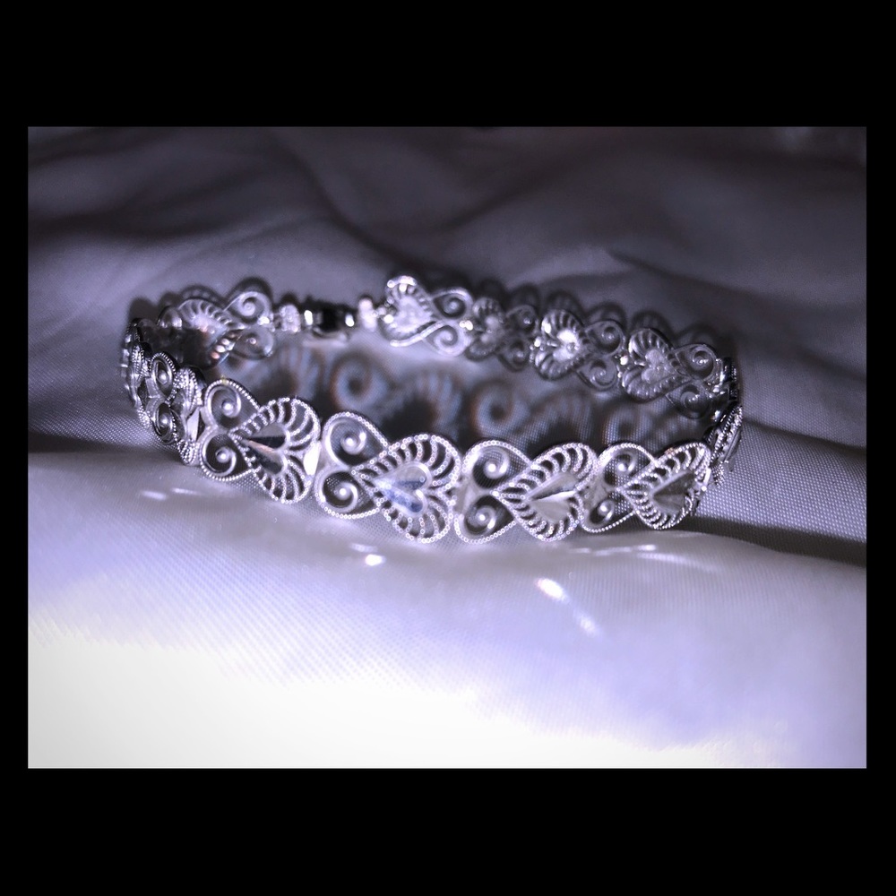 14k White Gold Bracelet